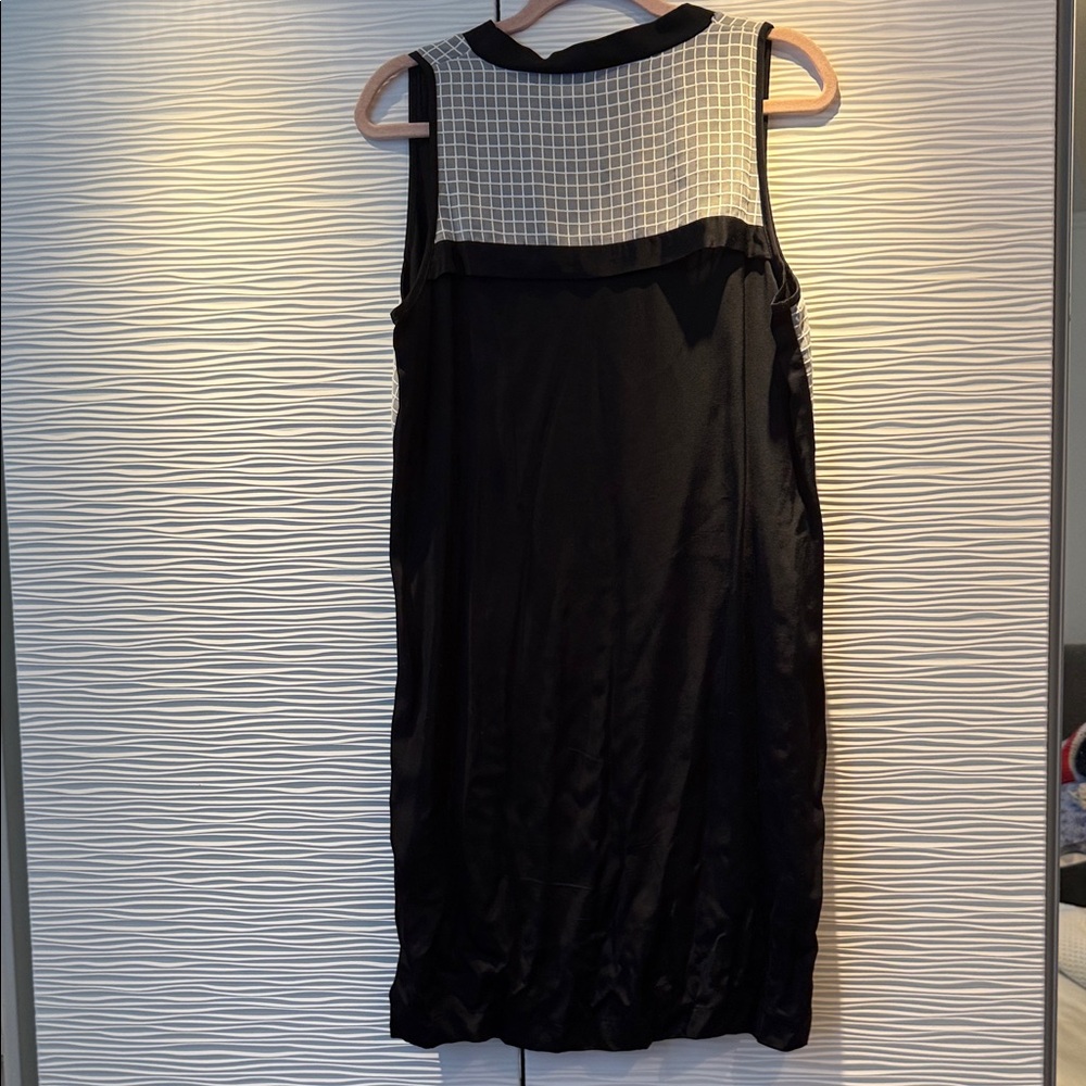 Cop.Copine Irma Black and White High Low Dress sz 42 us 10 - Picture 6 of 9
